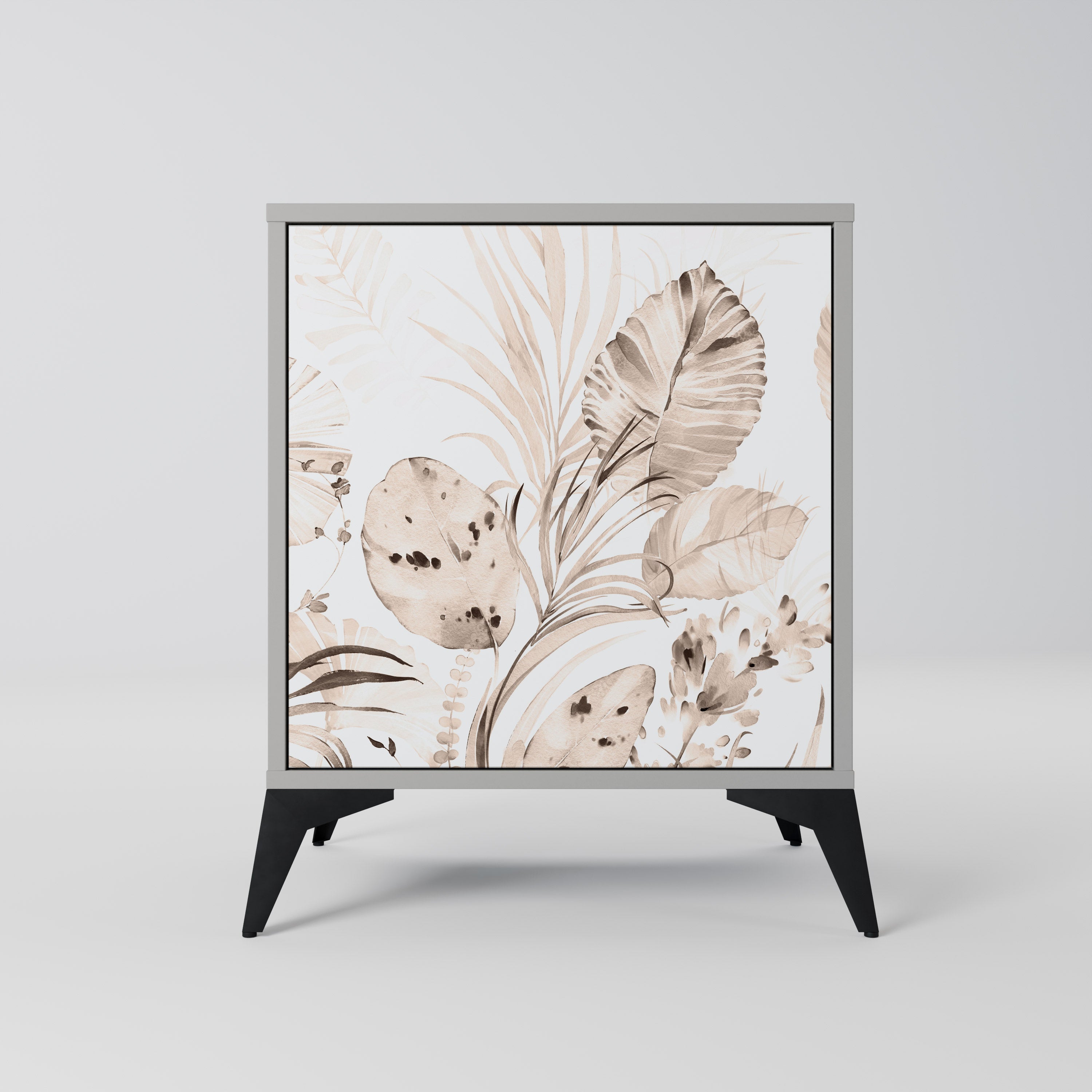 WILD TENDERNESS Aparador de 1 Porta em Acabamento Cinzento