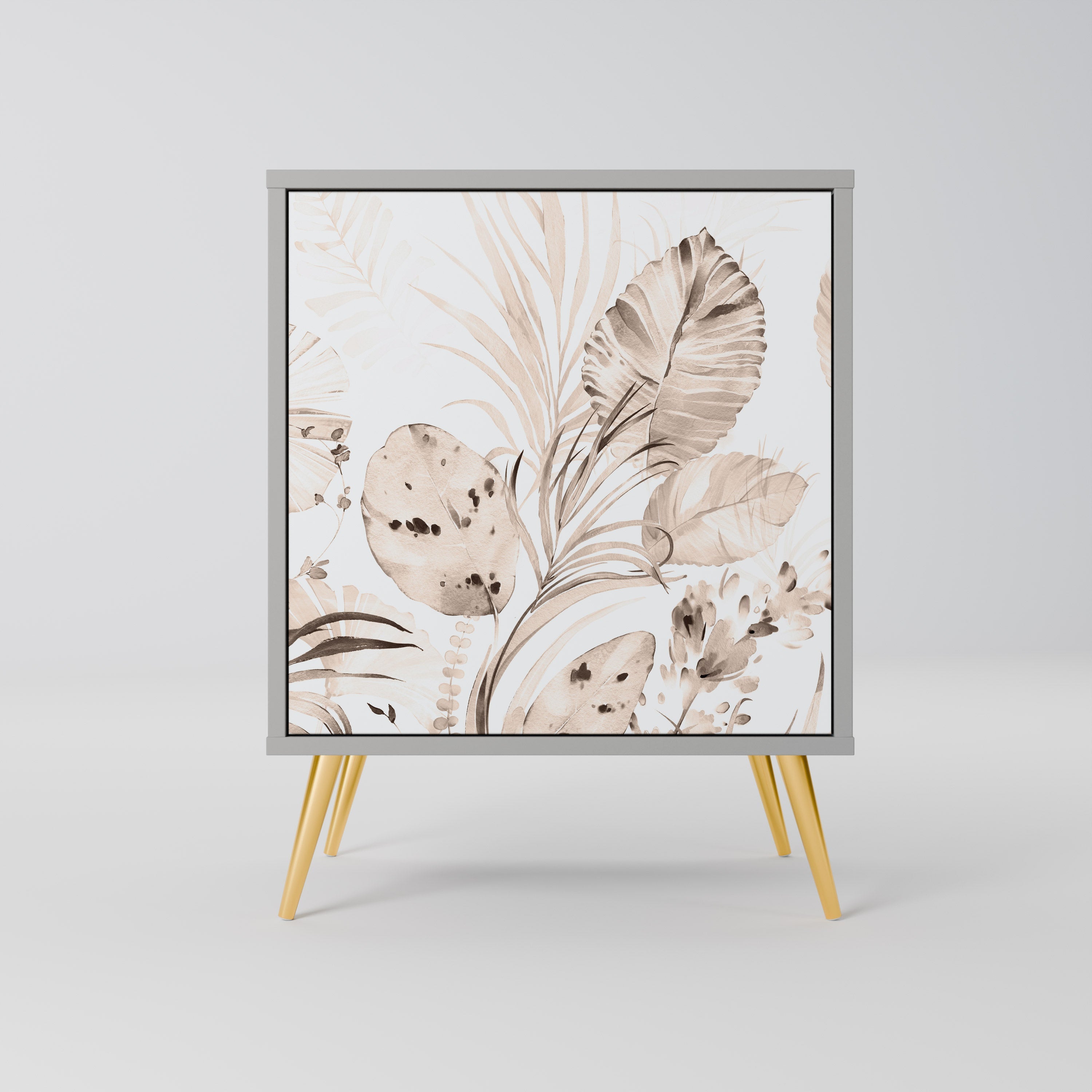 WILD TENDERNESS Aparador de 1 Porta em Acabamento Cinzento