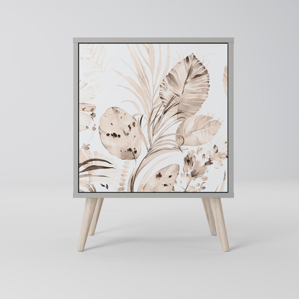 WILD TENDERNESS Aparador de 1 Porta em Acabamento Cinzento