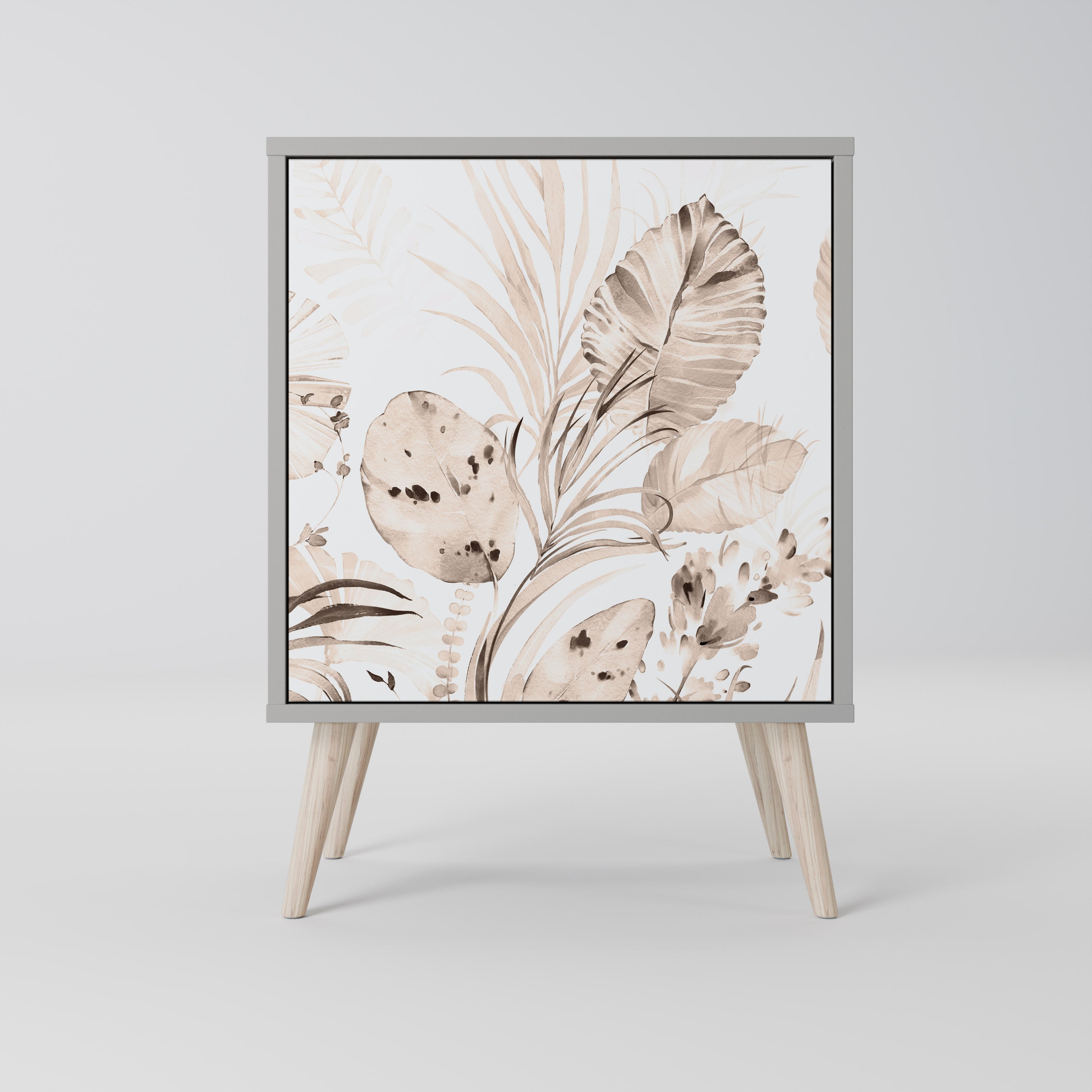 WILD TENDERNESS Aparador de 1 Porta em Acabamento Cinzento