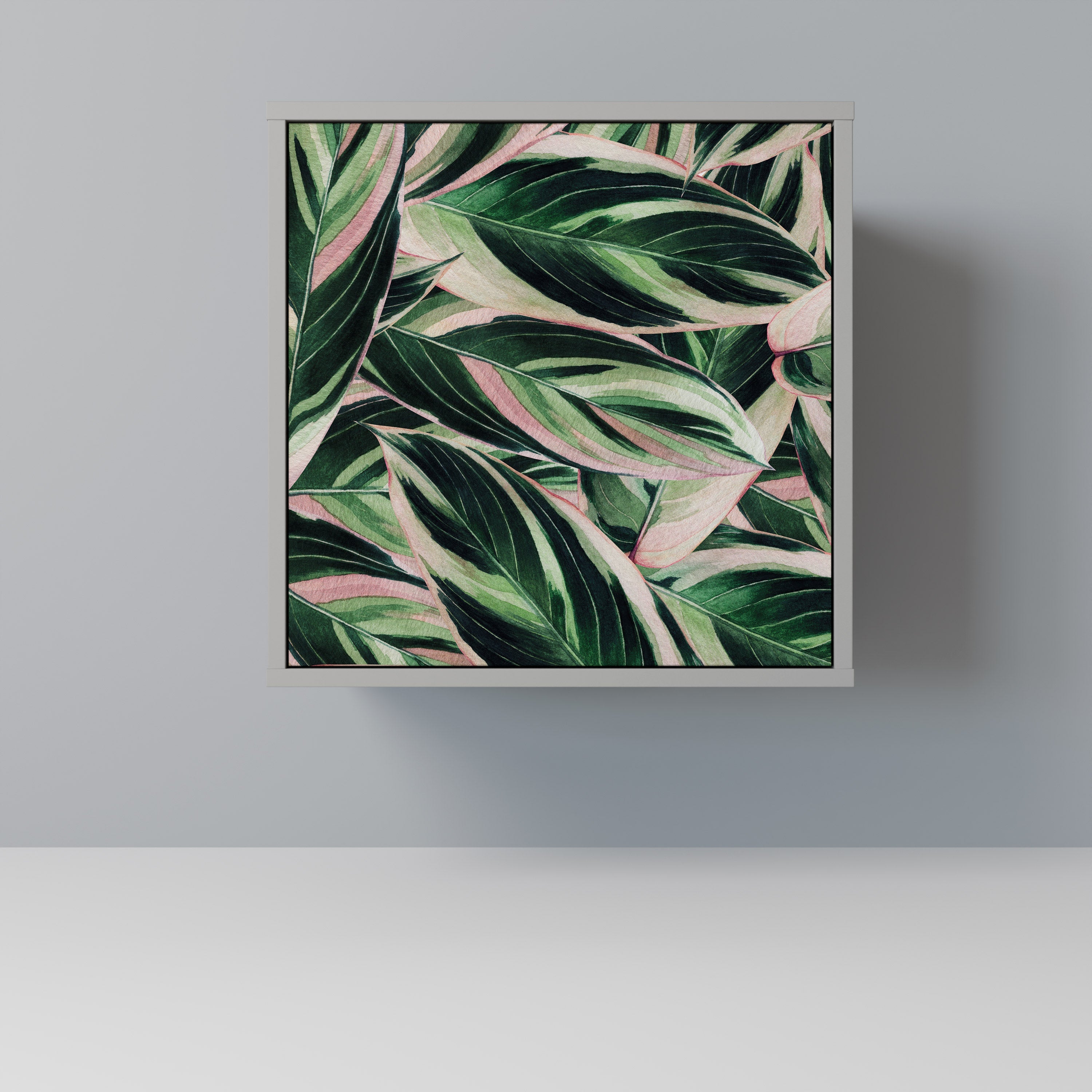 EERIE STROMANTHE Aparador de 1 Porta em Acabamento Cinzento