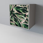 EERIE STROMANTHE Aparador de 1 Porta em Acabamento Cinzento