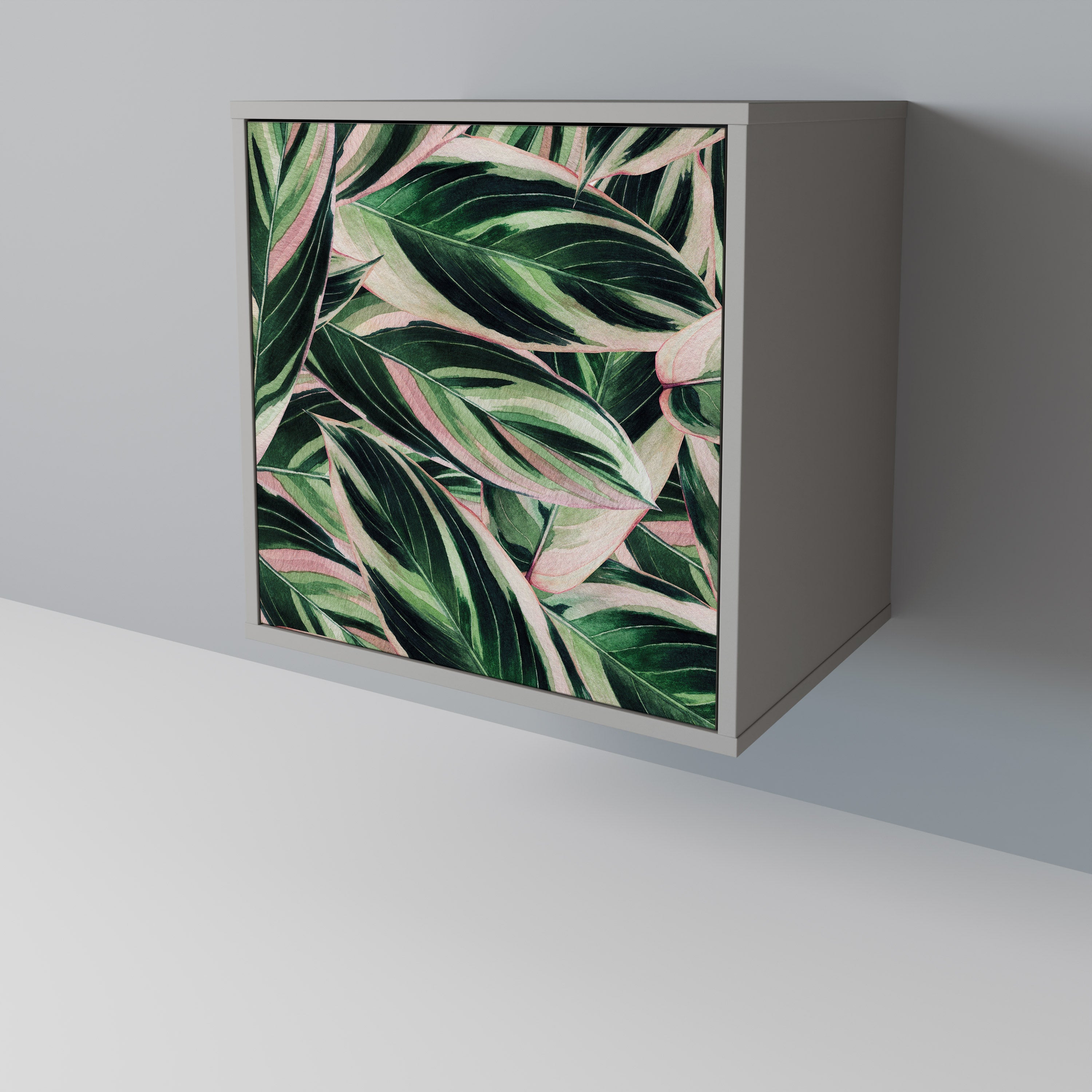 EERIE STROMANTHE Aparador de 1 Porta em Acabamento Cinzento