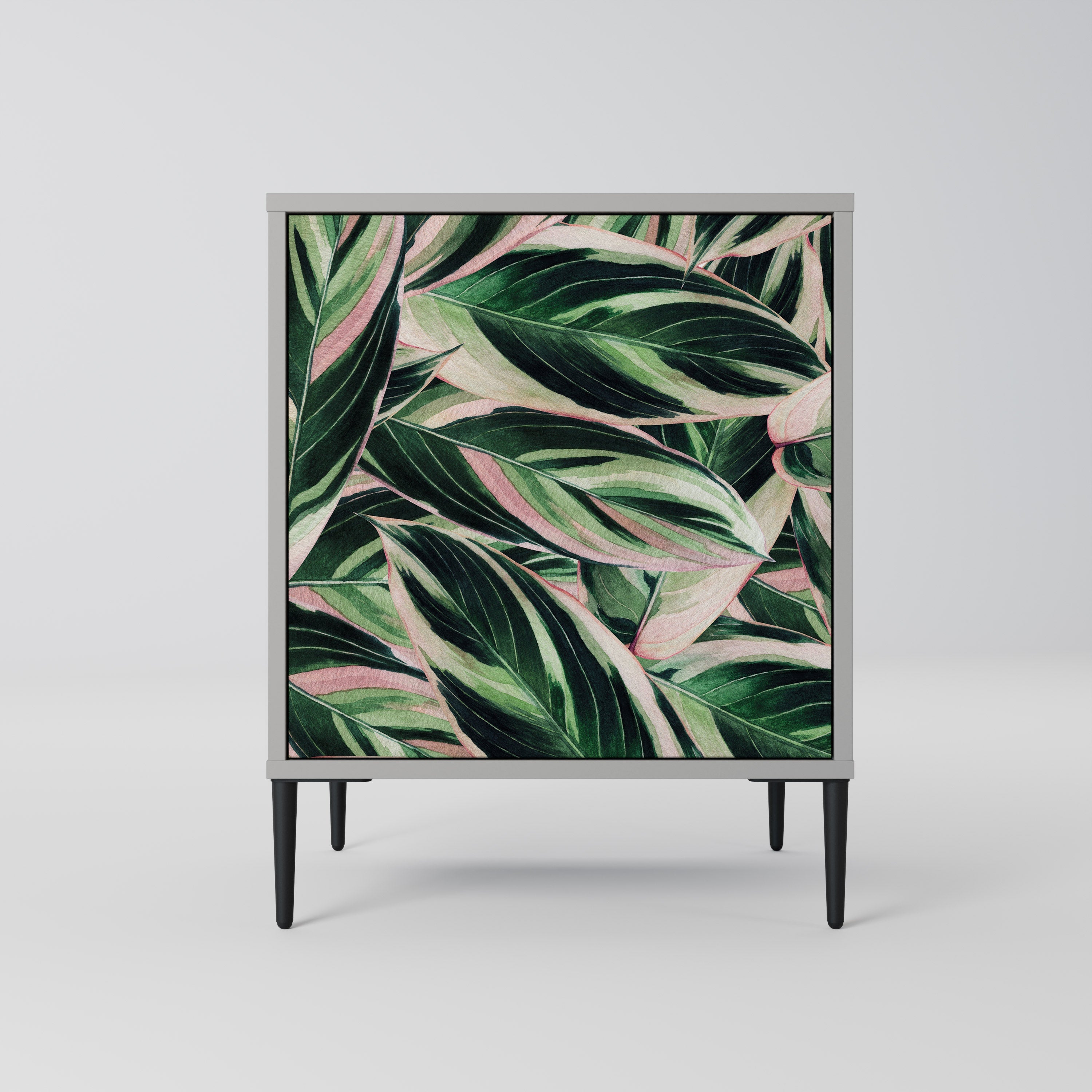 EERIE STROMANTHE Aparador de 1 Porta em Acabamento Cinzento