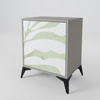 BOTANICAL SPARK 1-Door Sideboard in Grey Finish