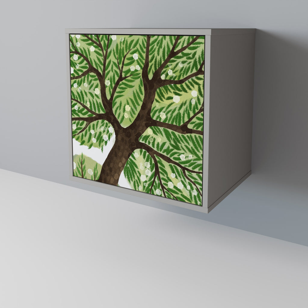 WILDERNESS DASH Aparador de 1 Porta em Acabamento Cinzento