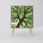 WILDERNESS DASH Aparador de 1 Porta em Acabamento Cinzento