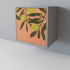 JUICY OLIVES 1-Door Sideboard in Grey Finish