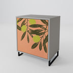 JUICY OLIVES 1-Door Sideboard in Grey Finish