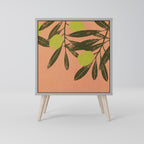 JUICY OLIVES 1-Door Sideboard in Grey Finish