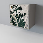 VERDURE FORMATION 1-Door Sideboard in Grey Finish