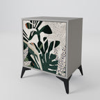 VERDURE FORMATION 1-Door Sideboard in Grey Finish