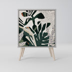 VERDURE FORMATION 1-Door Sideboard in Grey Finish