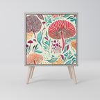 FUNGUS FANTASY 1-Door Sideboard in Grey Finish