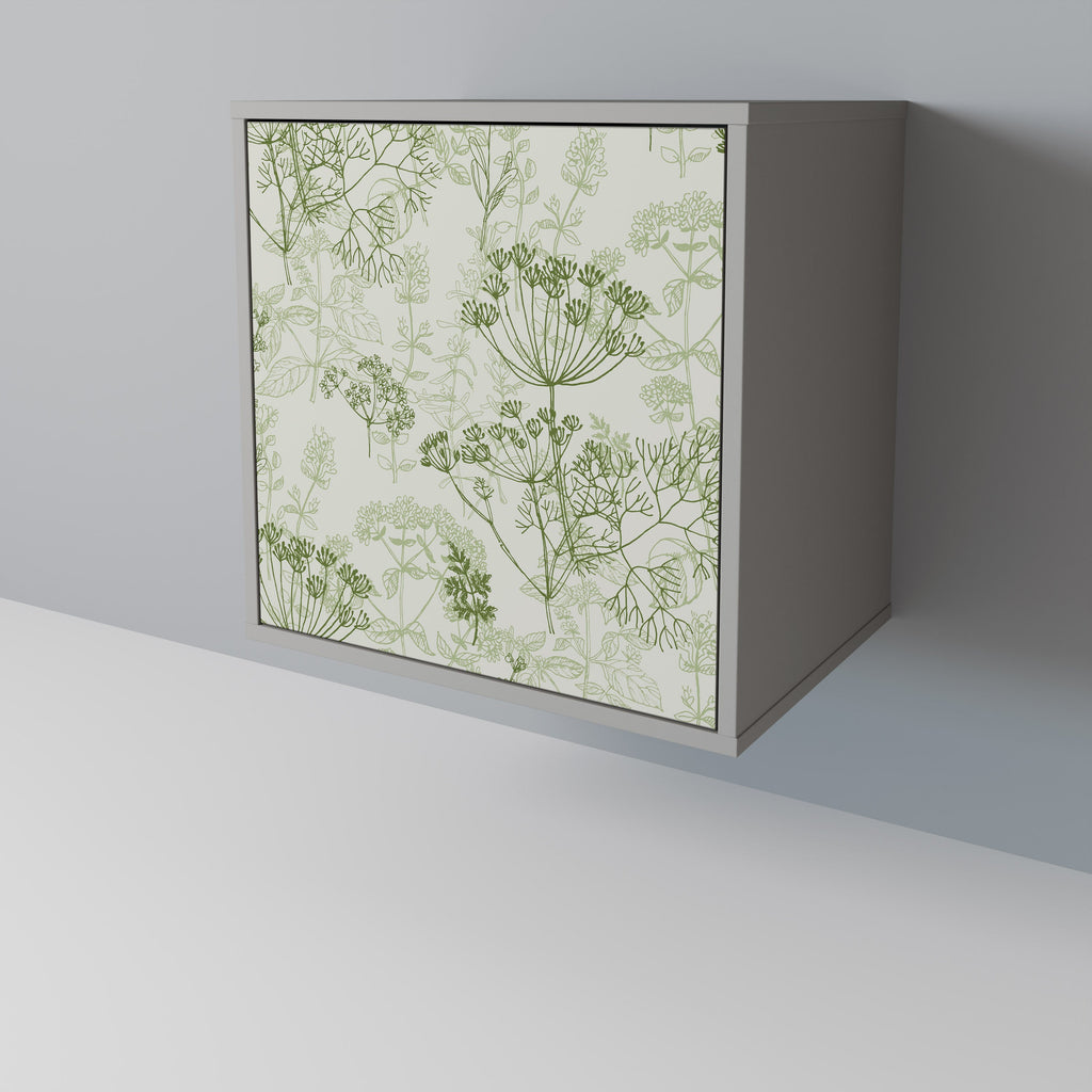 FENNEL BALDACHIN 1-Door Sideboard in Grey Finish