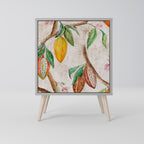 COCOA FRUITS Aparador de 1 Porta em Acabamento Cinzento