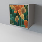 AUTUMN KALEIDOSCOPE Aparador de 1 Porta em Acabamento Cinzento