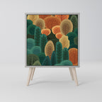 AUTUMN KALEIDOSCOPE Aparador de 1 Porta em Acabamento Cinzento