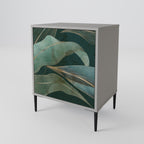 ROYAL GREEN 1-Door Sideboard in Grey Finish
