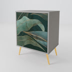 ROYAL GREEN 1-Door Sideboard in Grey Finish