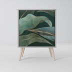 ROYAL GREEN 1-Door Sideboard in Grey Finish