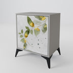 ELEGANT BOTANICS 1-Door Sideboard in Grey Finish