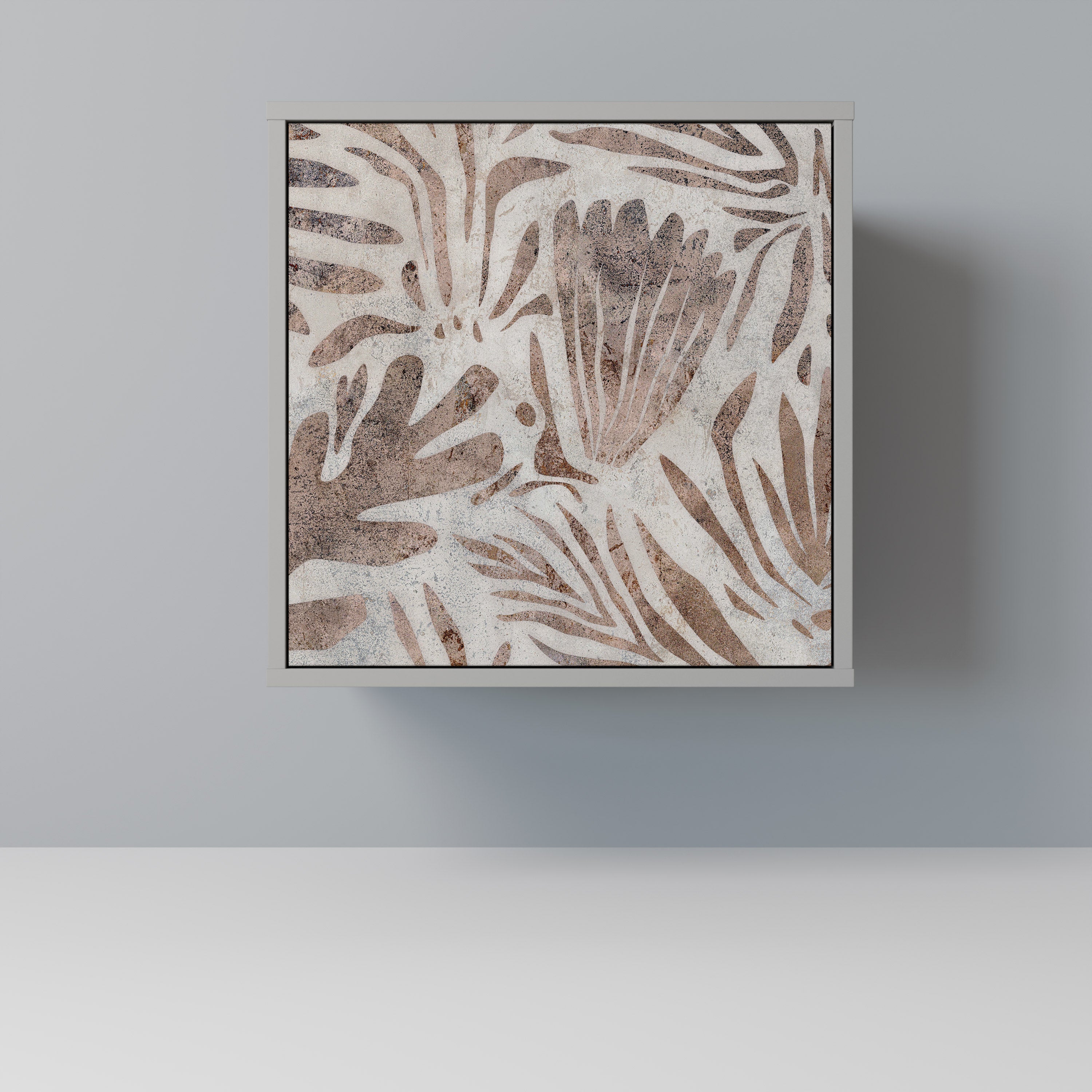 PASSING TIME Aparador de 1 Porta em Acabamento Cinzento