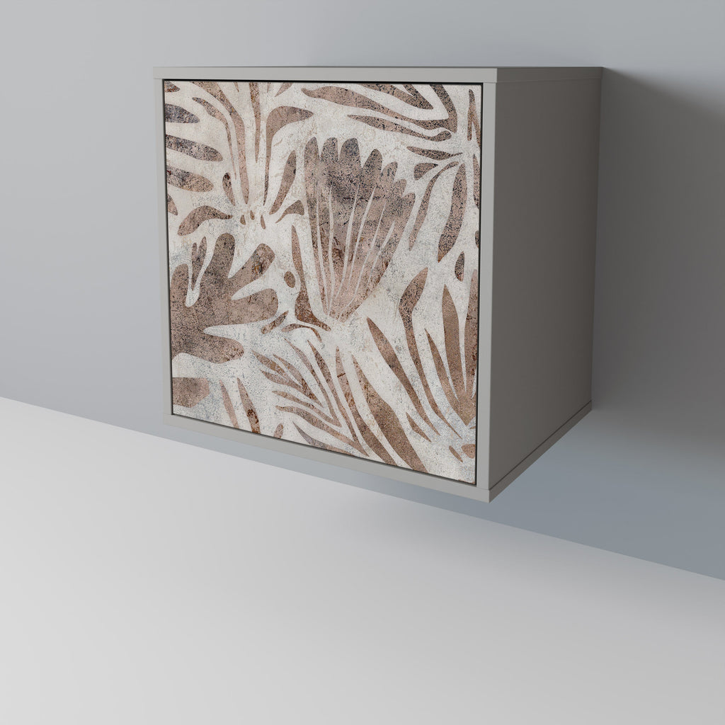 PASSING TIME Aparador de 1 Porta em Acabamento Cinzento