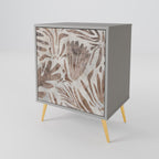 PASSING TIME Aparador de 1 Porta em Acabamento Cinzento