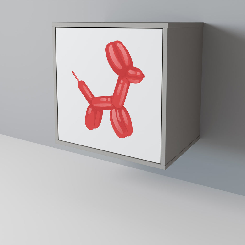 CHILDHOOD MEMORY Aparador de 1 Porta em Acabamento Cinzento