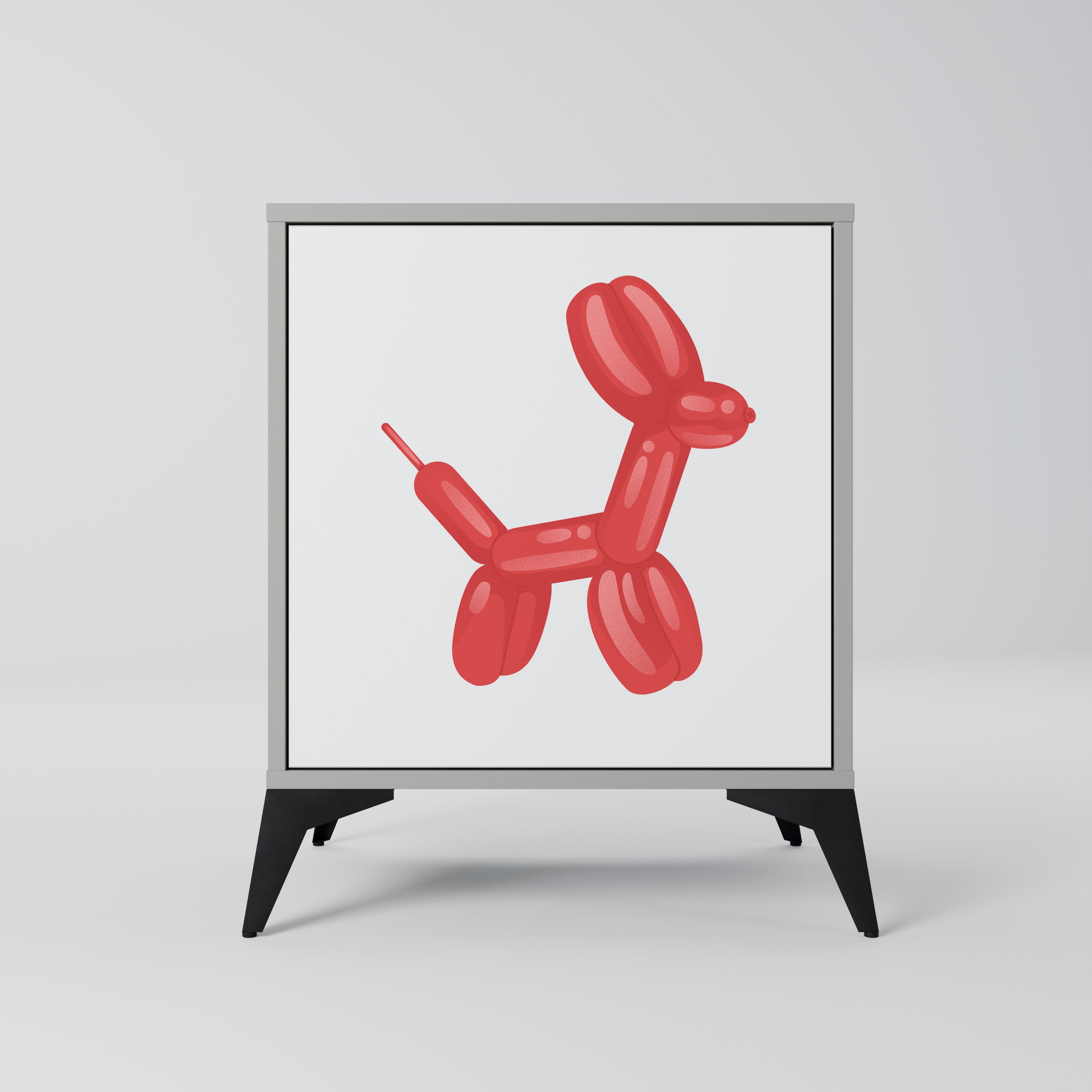 CHILDHOOD MEMORY Aparador de 1 Porta em Acabamento Cinzento