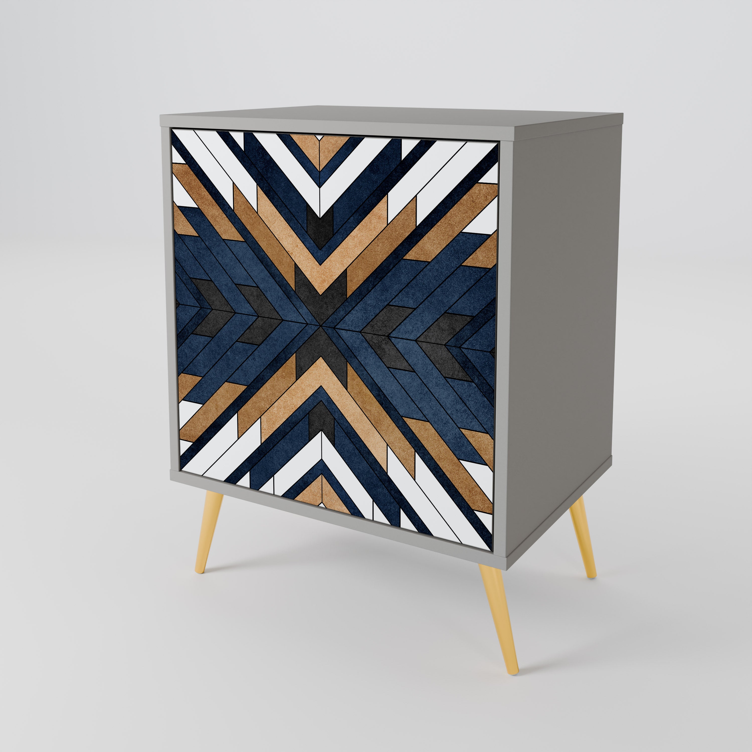 ARTFUL GEOMETRY 1-Door Sideboard