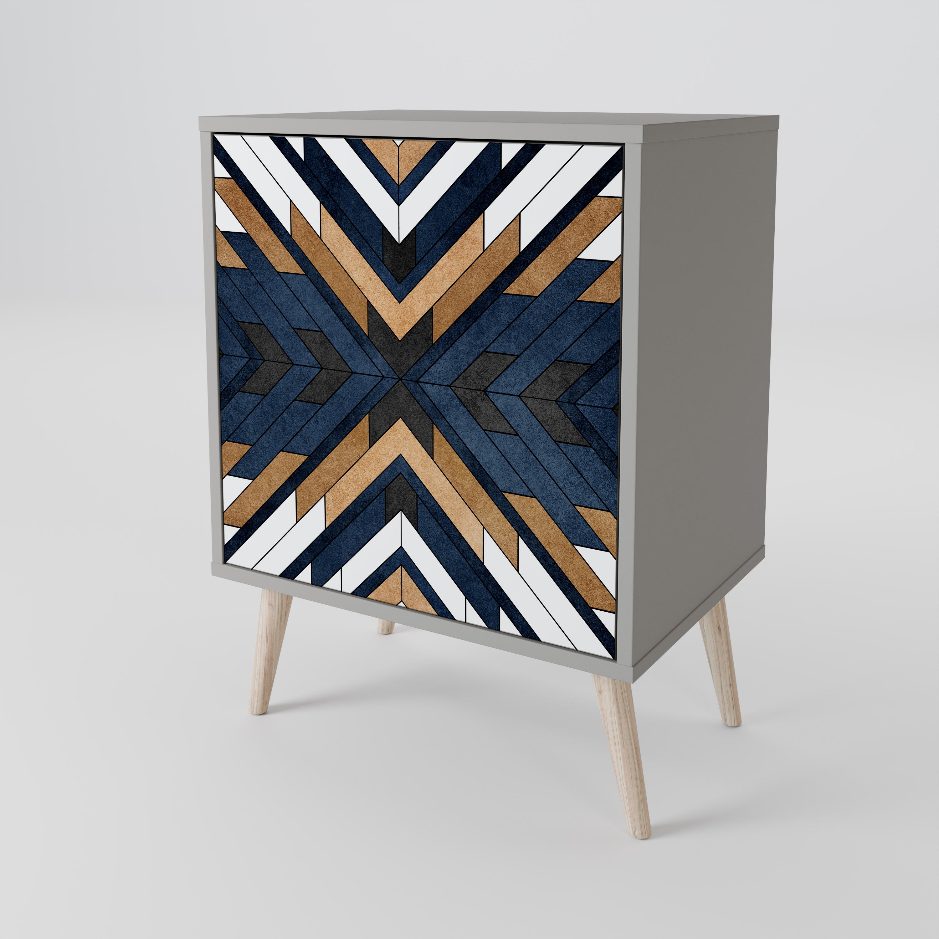 ARTFUL GEOMETRY 1-Door Sideboard