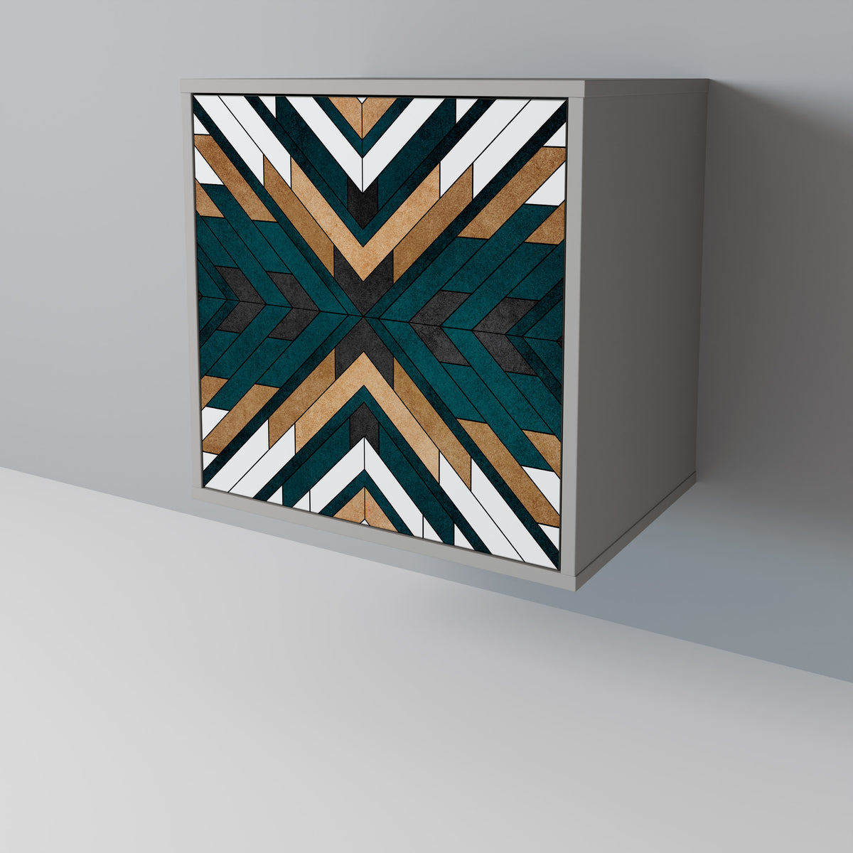 ARTISTIC GEOMETRY 1-Door Sideboard