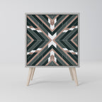 DIMENSION DELIGHTS 1-Door Sideboard in Grey Finish