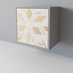 SPOTTED DAZE Aparador de 1 Porta em Acabamento Cinzento