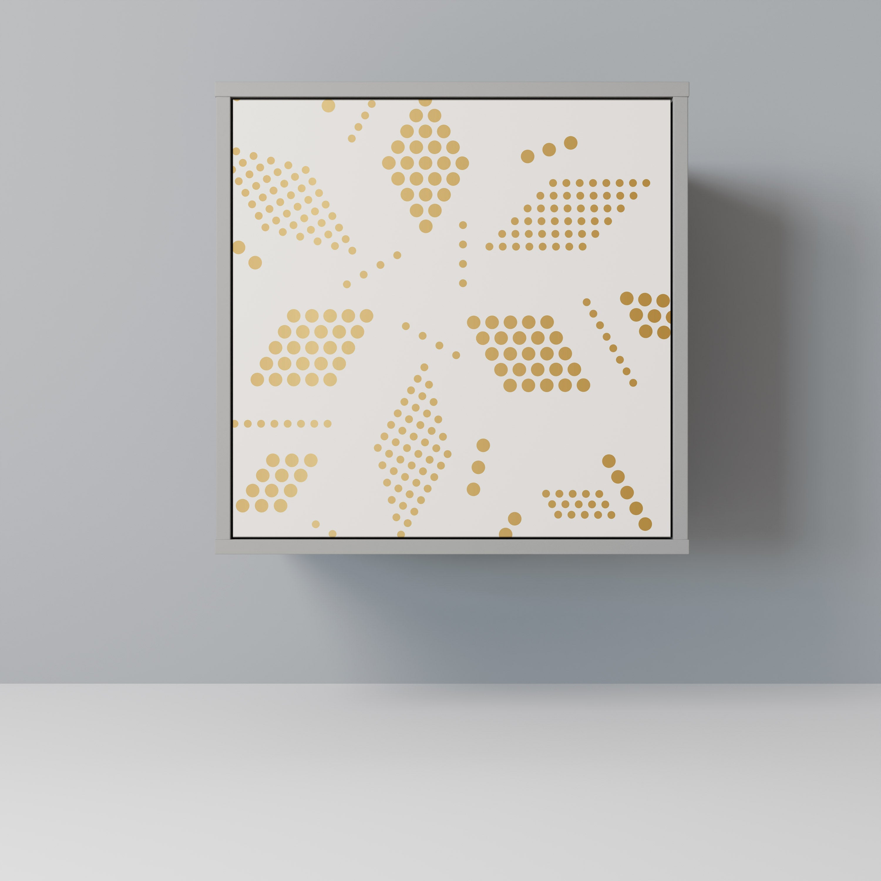 SPOTTED DAZE 1-Door Sideboard in Grey Finish