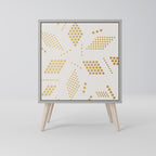 SPOTTED DAZE Aparador de 1 Porta em Acabamento Cinzento