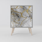 TIMELESS GLIDE Aparador de 1 Porta em Acabamento Cinzento