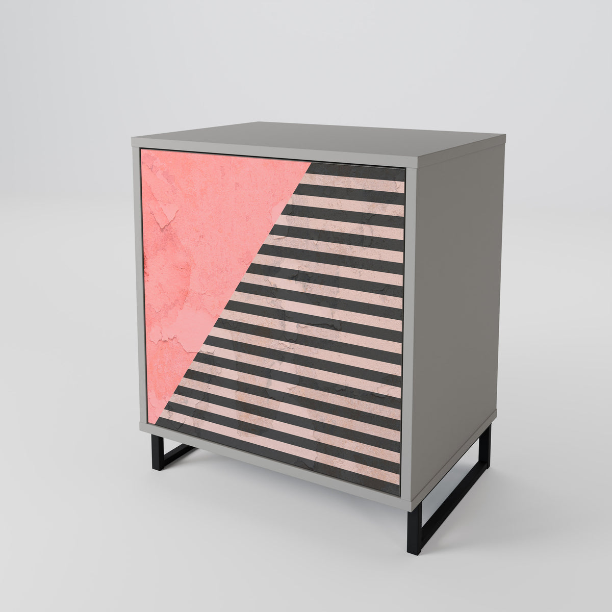 GLAMOROUS STRIPE Aparador de 1 Porta