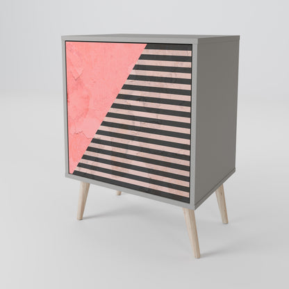 GLAMOROUS STRIPE Aparador de 1 Porta