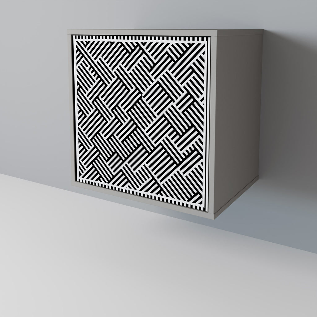 TEMPORARY SEQUENCE Aparador de 1 Porta em Acabamento Cinzento