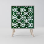 GREEN EYES Aparador de 1 Porta em Acabamento Cinzento