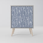 GRAPHITE RAIN Aparador de 1 Porta em Acabamento Cinzento