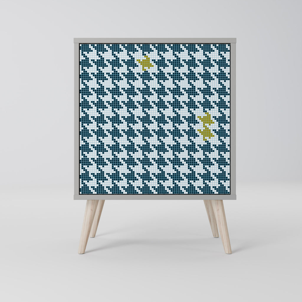 OUT OF CONTEXT 1-Door Sideboard in Grey Finish