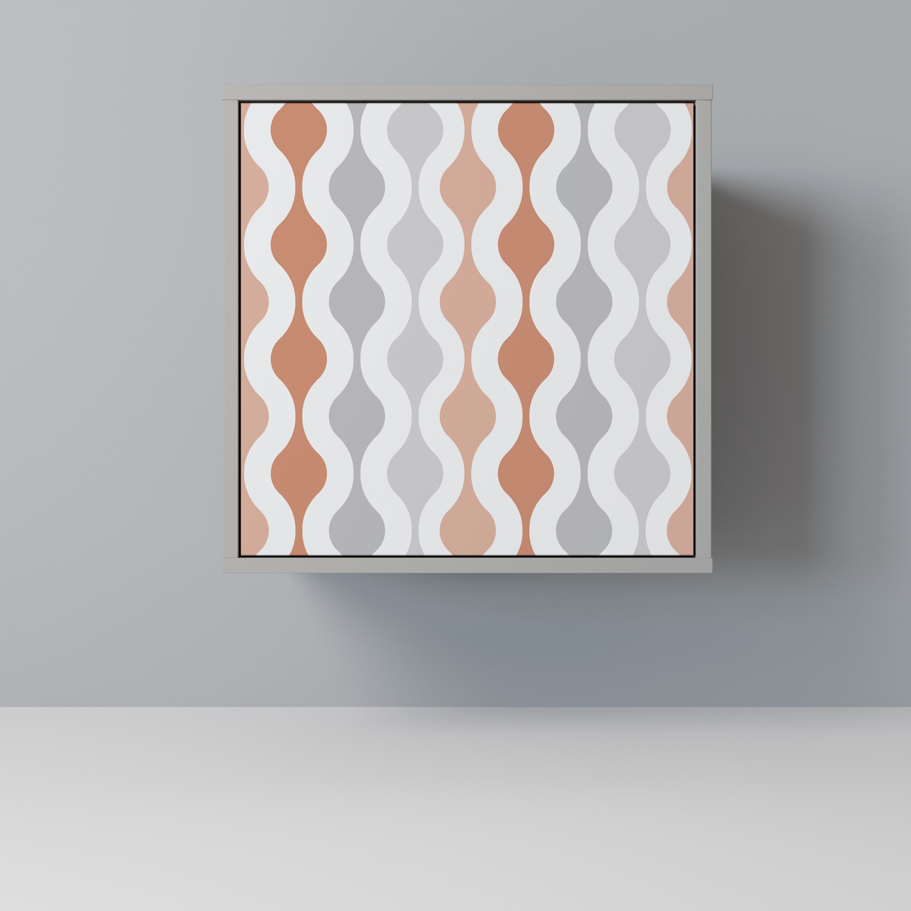 HAZY NOSTALGIA Aparador de 1 Porta em Acabamento Cinzento