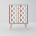 HAZY NOSTALGIA Aparador de 1 Porta em Acabamento Cinzento