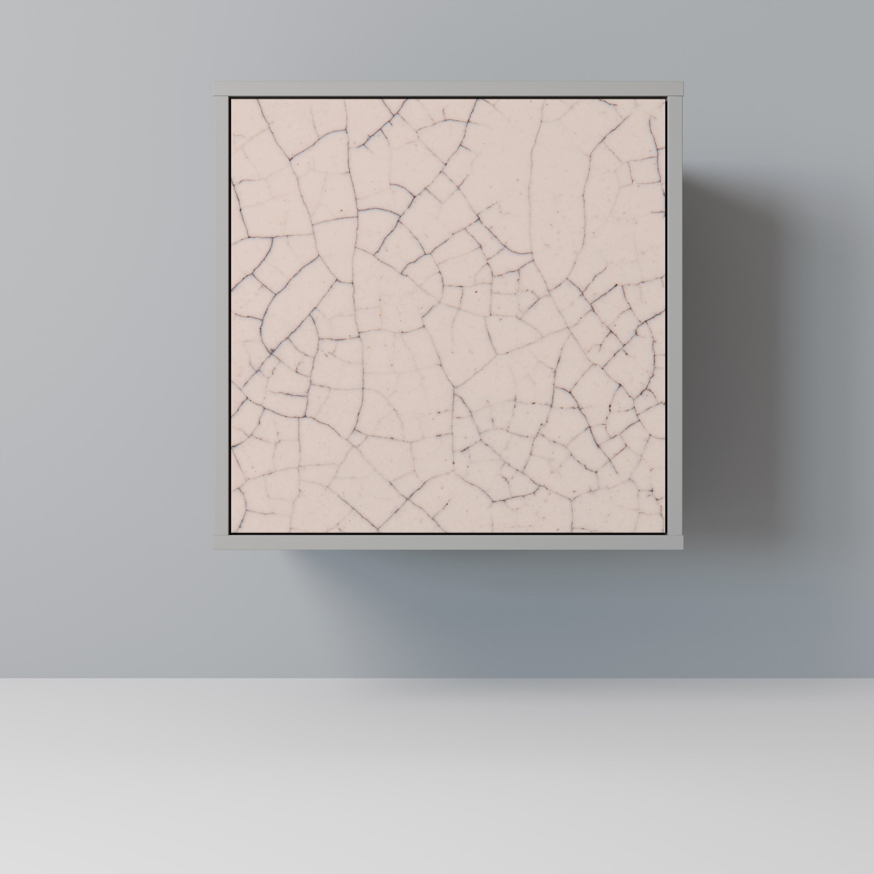 CERAMIC TEXTURE Aparador de 1 Porta em Acabamento Cinzento