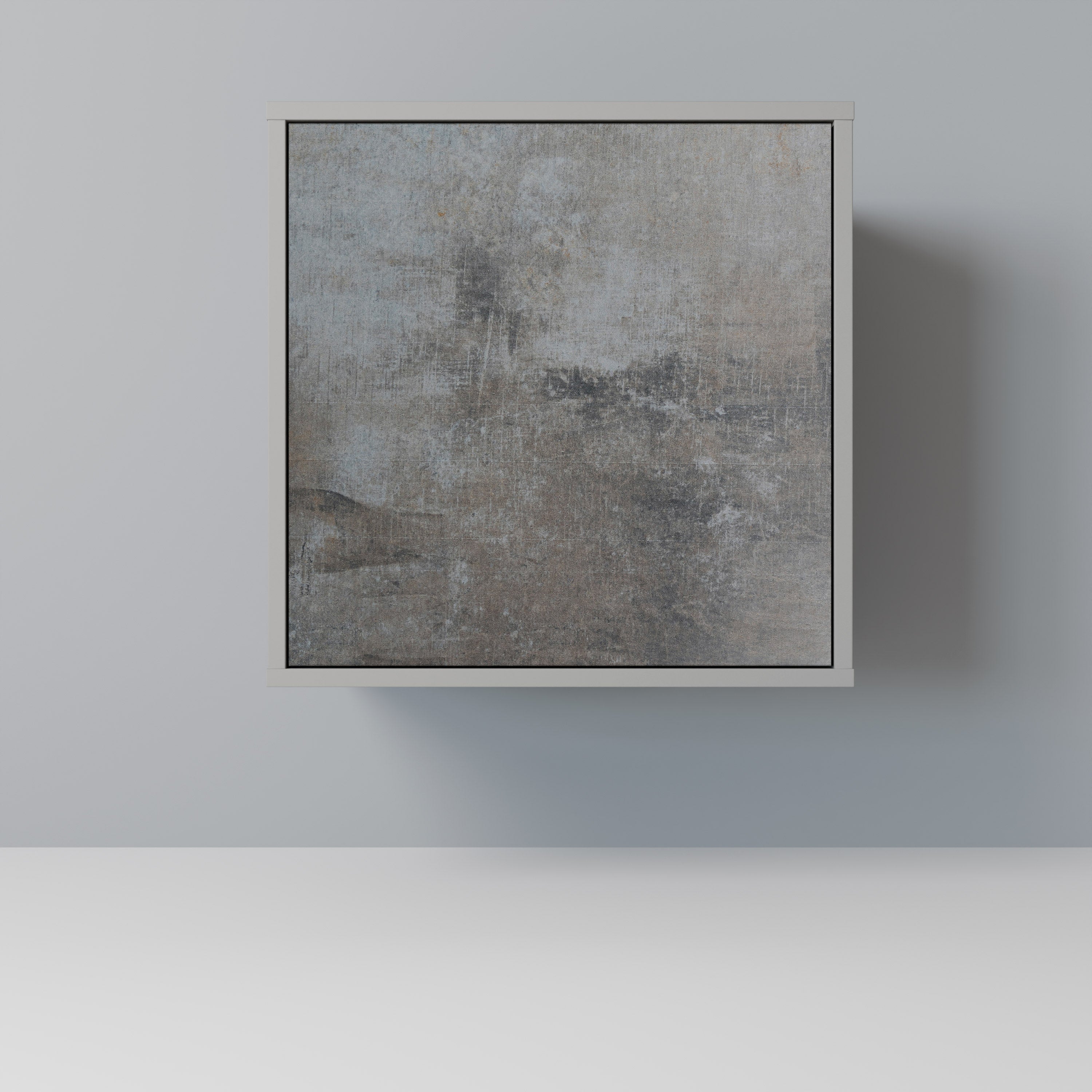 CONCRETE WALL Aparador de 1 Porta em Acabamento Cinzento