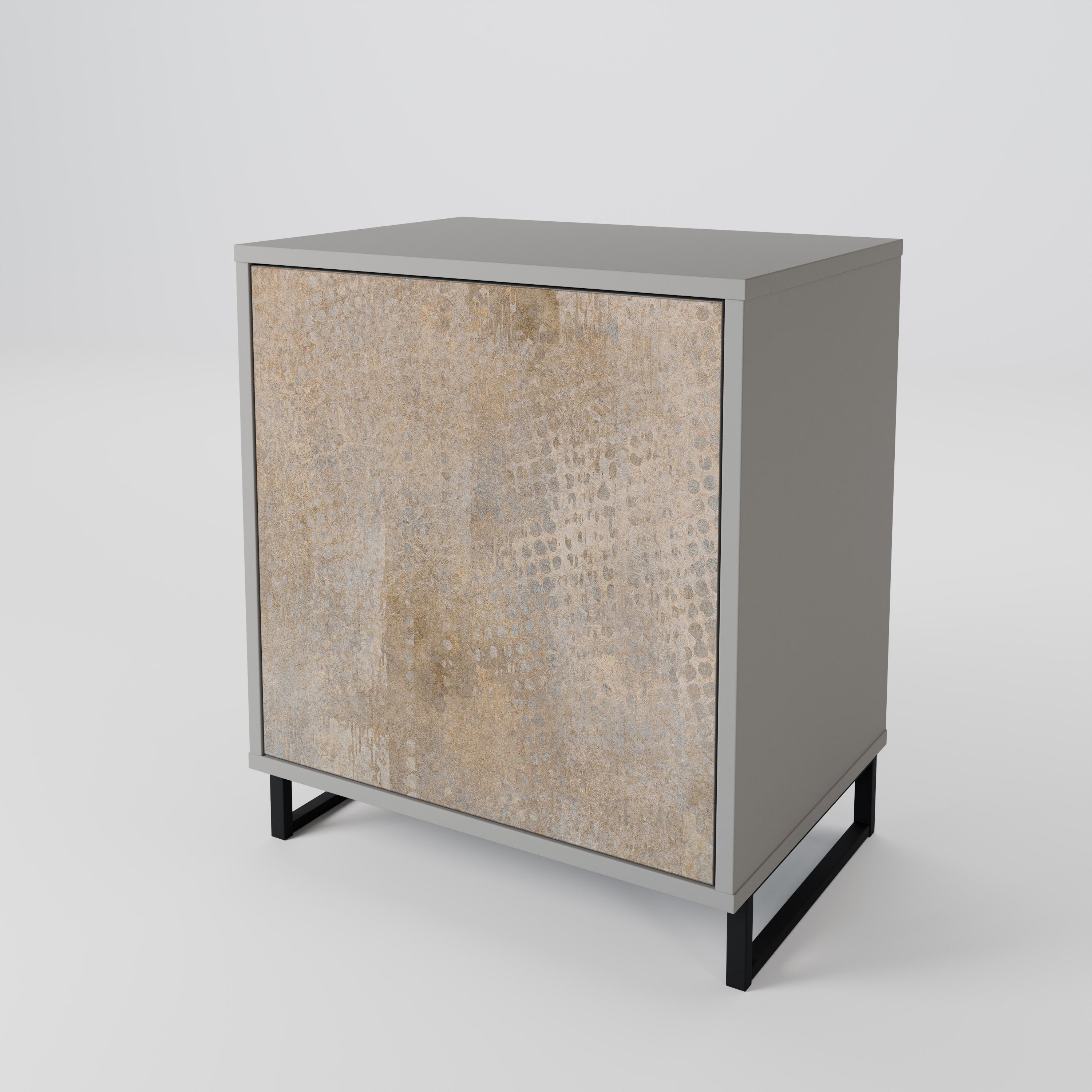 SCREEN ERROR 1-Door Sideboard in Grey Finish